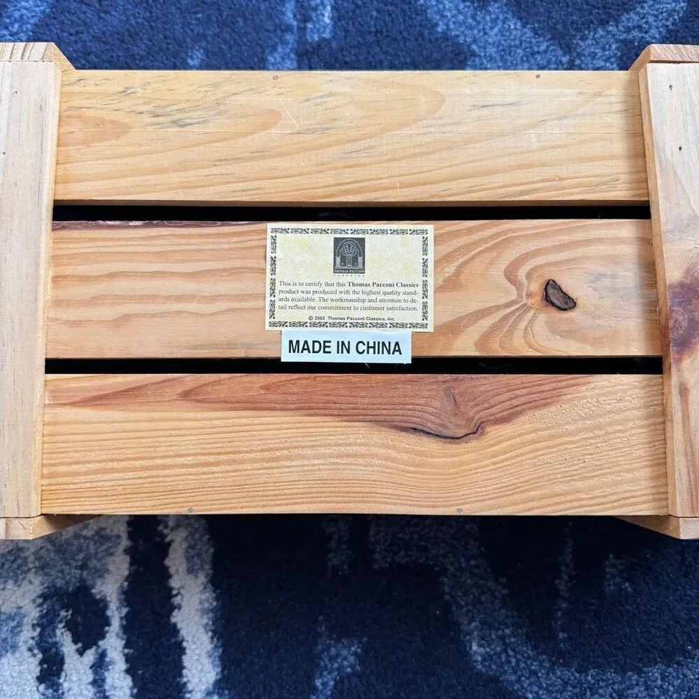 Thomas Pacconi Classics Wooden Empty Box 2002 Collection